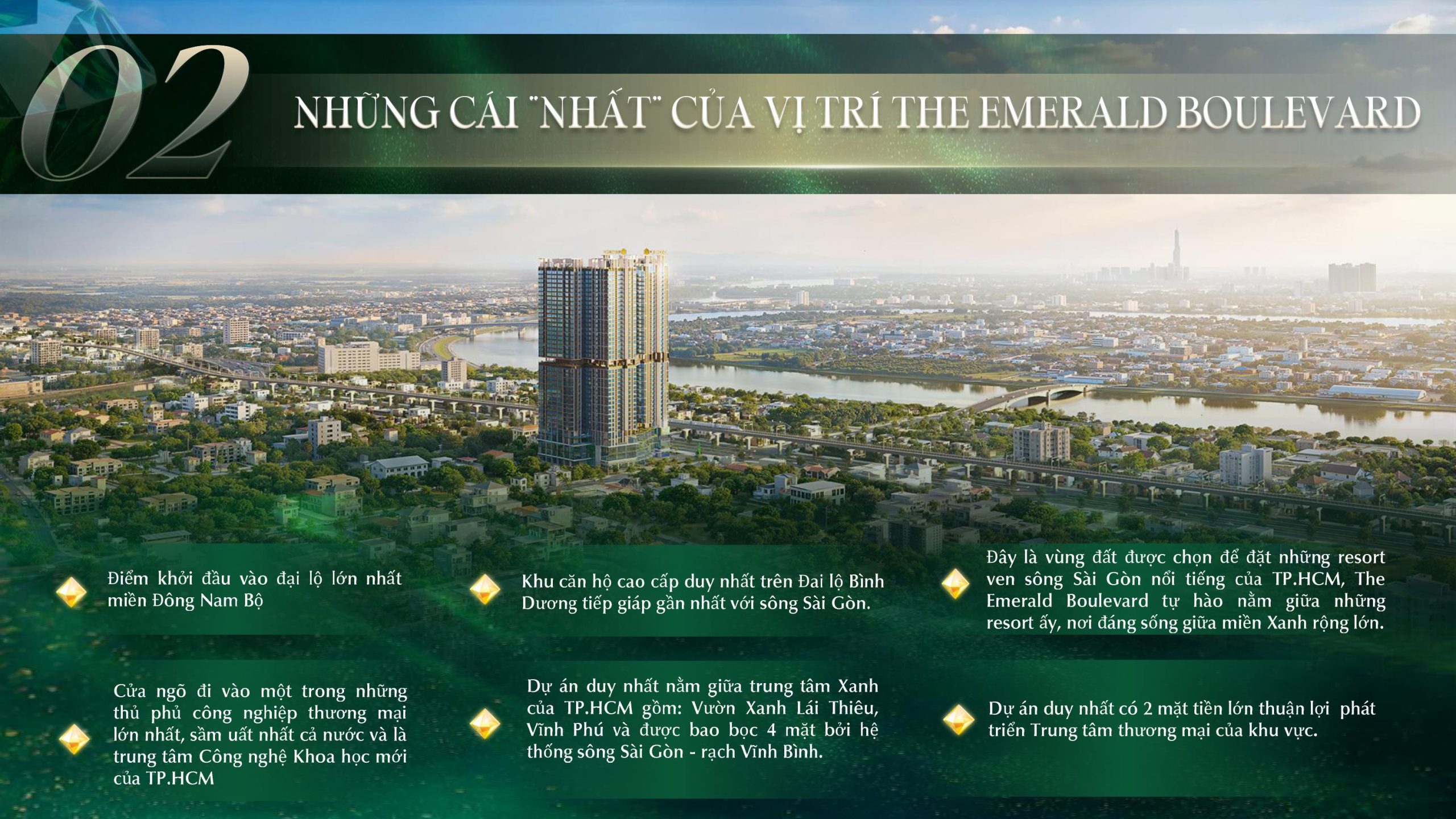 Lợi Thế Vị Trí The Emerald Boulevard