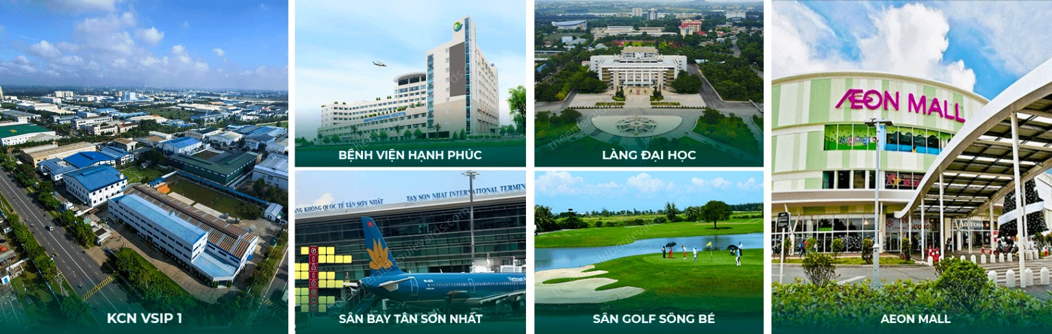 Tiện ích The Emerald Garden View Ngoại Khu